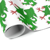 Griffin Rampant Vert Cadeaupapier (Rol Hoek)