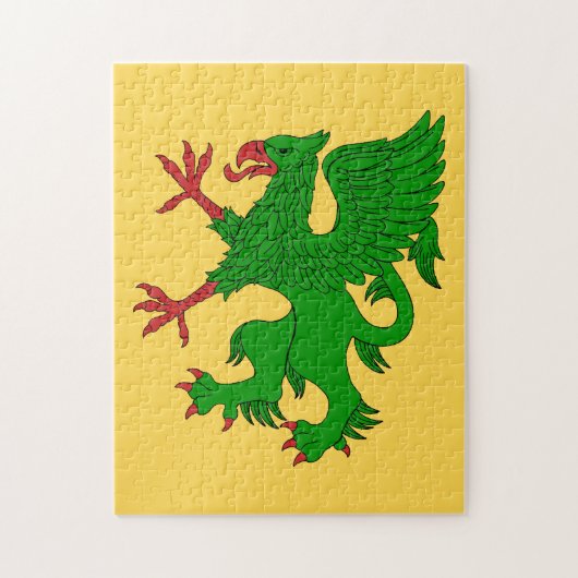 Griffin Rampant Vert Legpuzzel (Verticaal)
