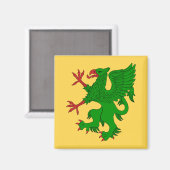 Griffin Rampant Vert Magneet (Voorkant / Achterkant)