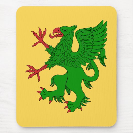 Griffin Rampant Vert Muismat (Voorkant)