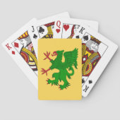 Griffin Rampant Vert Pokerkaarten (Achterkant)