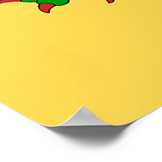 Griffin Rampant Vert Poster (Hoek)