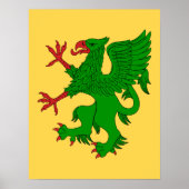 Griffin Rampant Vert Poster (Voorkant)