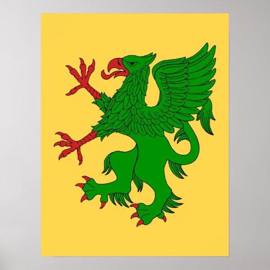 Griffin Rampant Vert Poster (Voorkant)