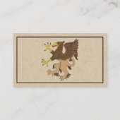 Griffin Rampant Visitekaartje (Achterkant)