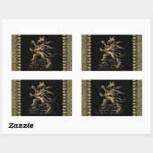 Griffin Rechthoekige Sticker (Vel)