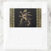 Griffin Rechthoekige Sticker (Tas)
