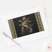 Griffin Rechthoekige Sticker (Envelop)
