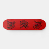 Griffin Red Skateboard (Horizontaal)