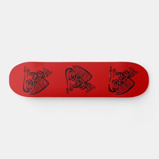 Griffin Red Skateboard (Horizontaal)
