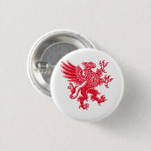 Griffin - Rood Ronde Button 3,2 Cm (Voorkant /achterkant)