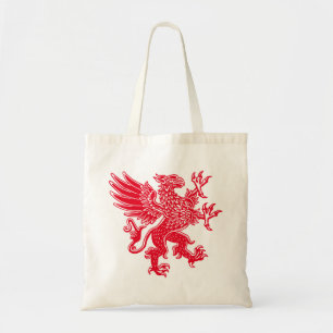 Griffin - Rood Tote Bag