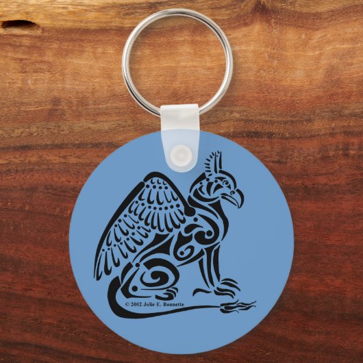Griffin Round Sleutelhanger (Voorkant)
