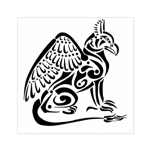 Griffin Rubberstempel (Afrduk)