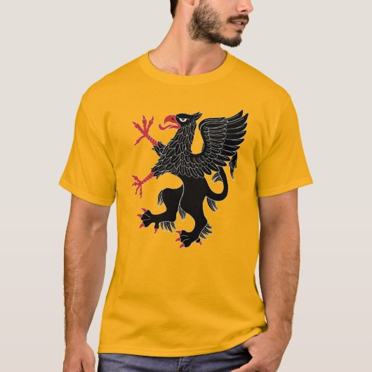 Griffin Staande Sabel T-shirt (Voorkant)