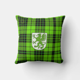 GRIFFIN-TARTAN GREEN KUSSEN