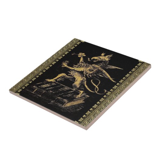 Griffin Tile Tegeltje (Zijkant)