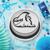 Griffin van Terra Damnata Classic Round Sticker Papieren Bordje (Feest)