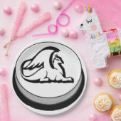 Griffin van Terra Damnata Classic Round Sticker Papieren Bordje (Feest)