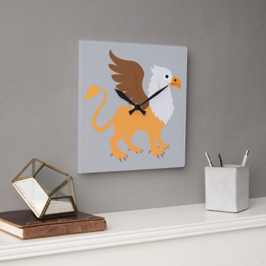 Griffin Vierkante Klok (Kantoor)