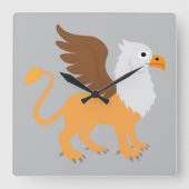 Griffin Vierkante Klok (Voorkant)