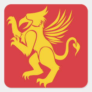 Griffin Vierkante Sticker