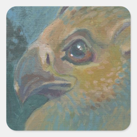Griffin Vierkante Sticker (Voorkant)