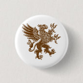 Griffin - Walnut Brown Ronde Button 3,2 Cm (Voorkant)