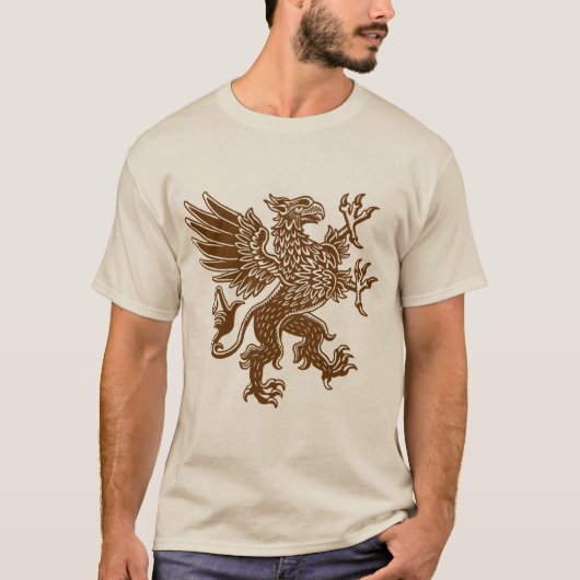 Griffin - Walnut Brown T-shirt (Voorkant)
