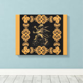 Griffin Wrapped canvas Afdruk (Insitu (Houten vloer))