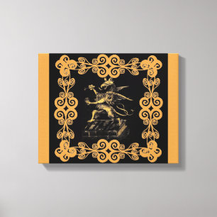 Griffin Wrapped canvas Afdruk