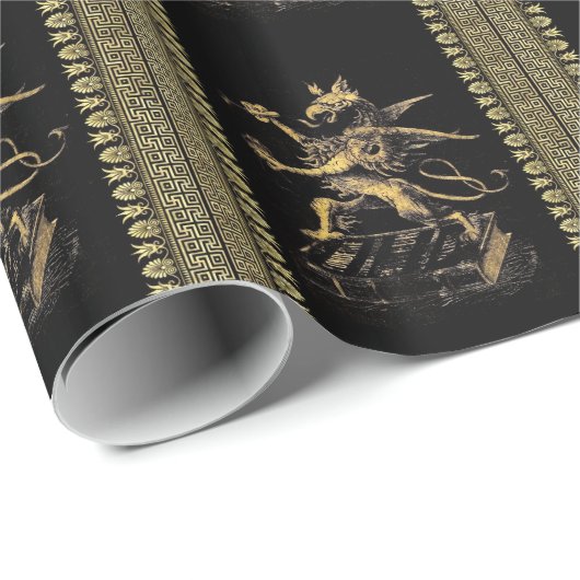 Griffin-wrapppapier Cadeaupapier (Rol Hoek)