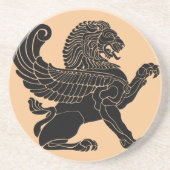 Griffin Zandsteen Onderzetter (Voorkant)