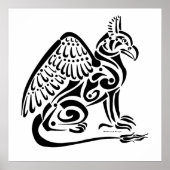 Griffin (zwart) Poster (Voorkant)
