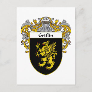 Griffinecoat van wapens (bemand) briefkaart