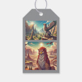 Griffins, Dragons, & Desolate landscapes Cadeaulabel (Voorkant)