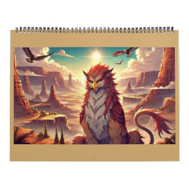 Griffins, Draken, & Desolate landschappen Kalender