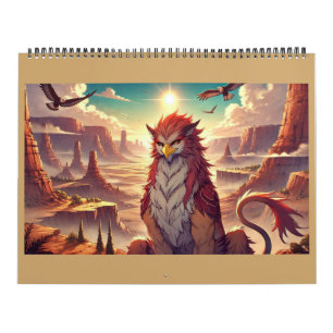 Griffins, Draken, & Desolate landschappen Kalender