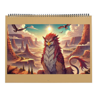 Griffins, Draken, & Desolate landschappen Kalender