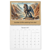 Griffins, Draken, & Desolate landschappen Kalender (Jan 2027)