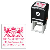 Griffins monogram | Naam & retouradres Zelfinktende Stempel (In situ)