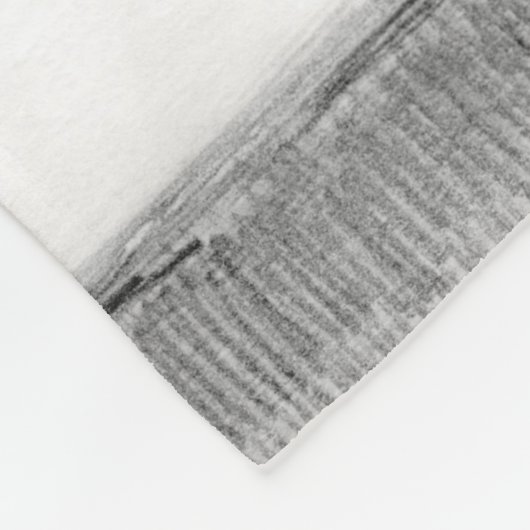 Griffins sculptuur monochrome potlood Art Fleece Deken (Hoek)