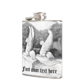 Griffins sculptuur monochrome potlood Art Heupfles (Links)