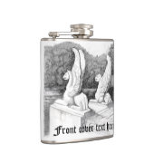 Griffins sculptuur monochrome potlood Art Heupfles (Rechts)