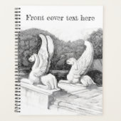 Griffins sculptuur monochrome potlood Art Planner (Voorkant)