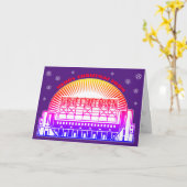 Griffintown Kerstkaart Kaart (Gele Bloem)