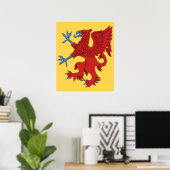 Griffioen opgericht keel poster (Thuiskantoor)