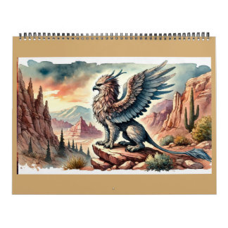 Griffioenen, Draken, & Desolate landschappen Kalender