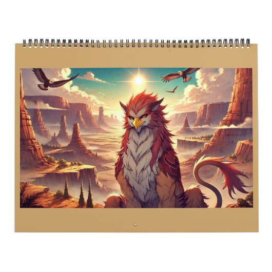 Griffioenen, Draken, & Desolate landschappen Kalender (Hoes)