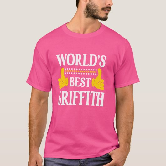 Griffith Achternaam Team Familie Achternaam World' T-shirt (Voorkant)